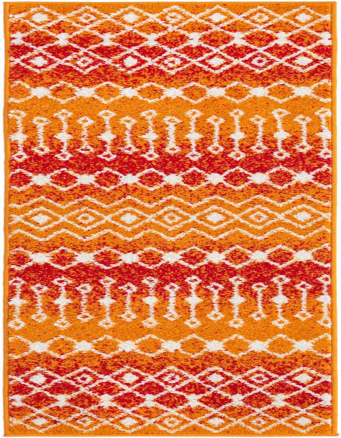 Detail image of 2' x 6' Moroccan Trellis Runner Rug