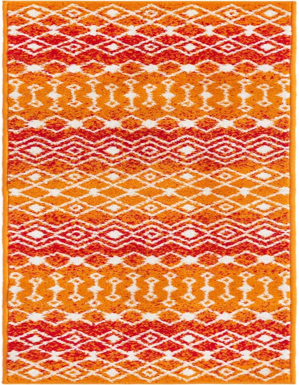 Detail image of 2' x 7' Moroccan Trellis Runner Rug