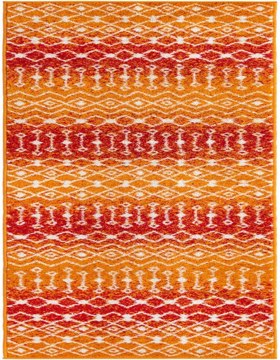 Detail image of 2' 7 x 10' Moroccan Trellis Runner Rug