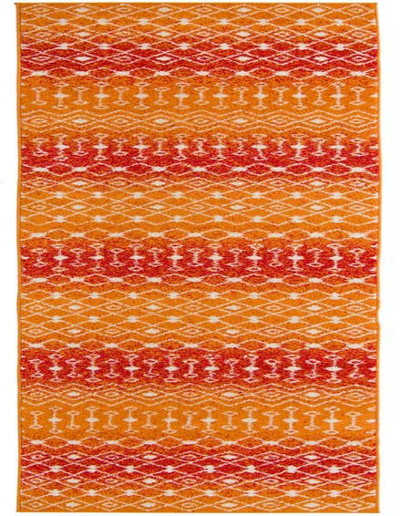 Detail image of 3' 3 x 16' 5 Moroccan Trellis Runner Rug