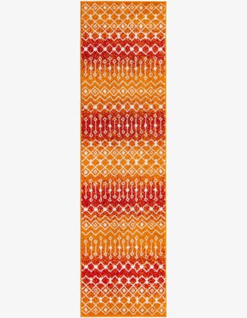 2' 7 x 10' Moroccan Trellis Runner Rug