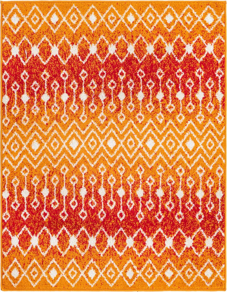 Detail image of 4' x 4' Moroccan Trellis Square Rug