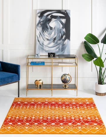 7' 10 x 7' 10 Moroccan Trellis Square Rug