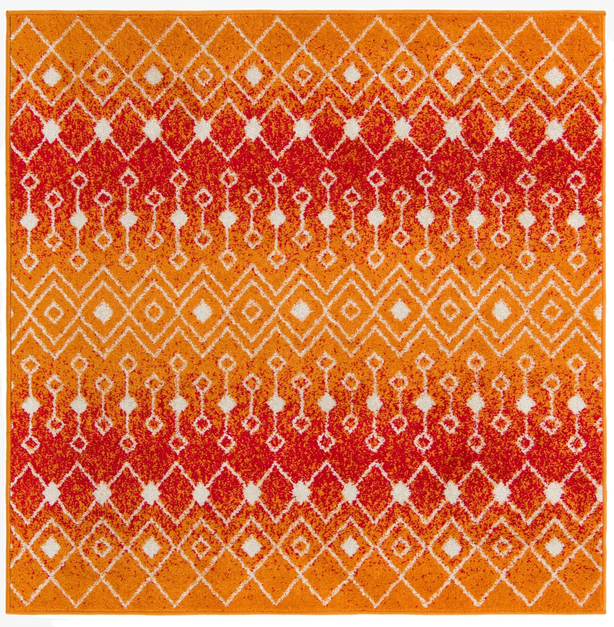 Primary image 5' 3 x 5' 3 Moroccan Trellis Square Rug