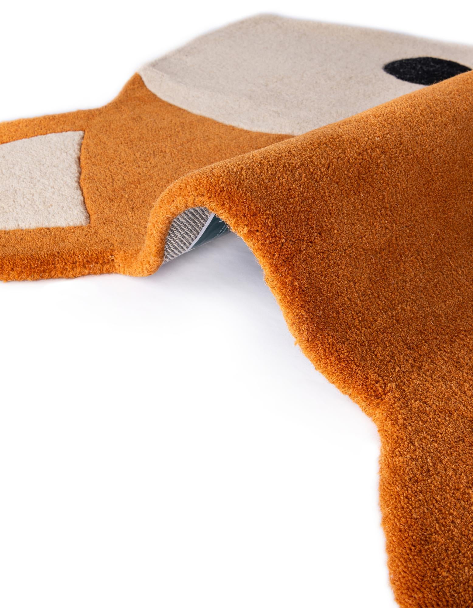 4' 1 x 4' 1 Playtime Kids Wool Freeform Rug