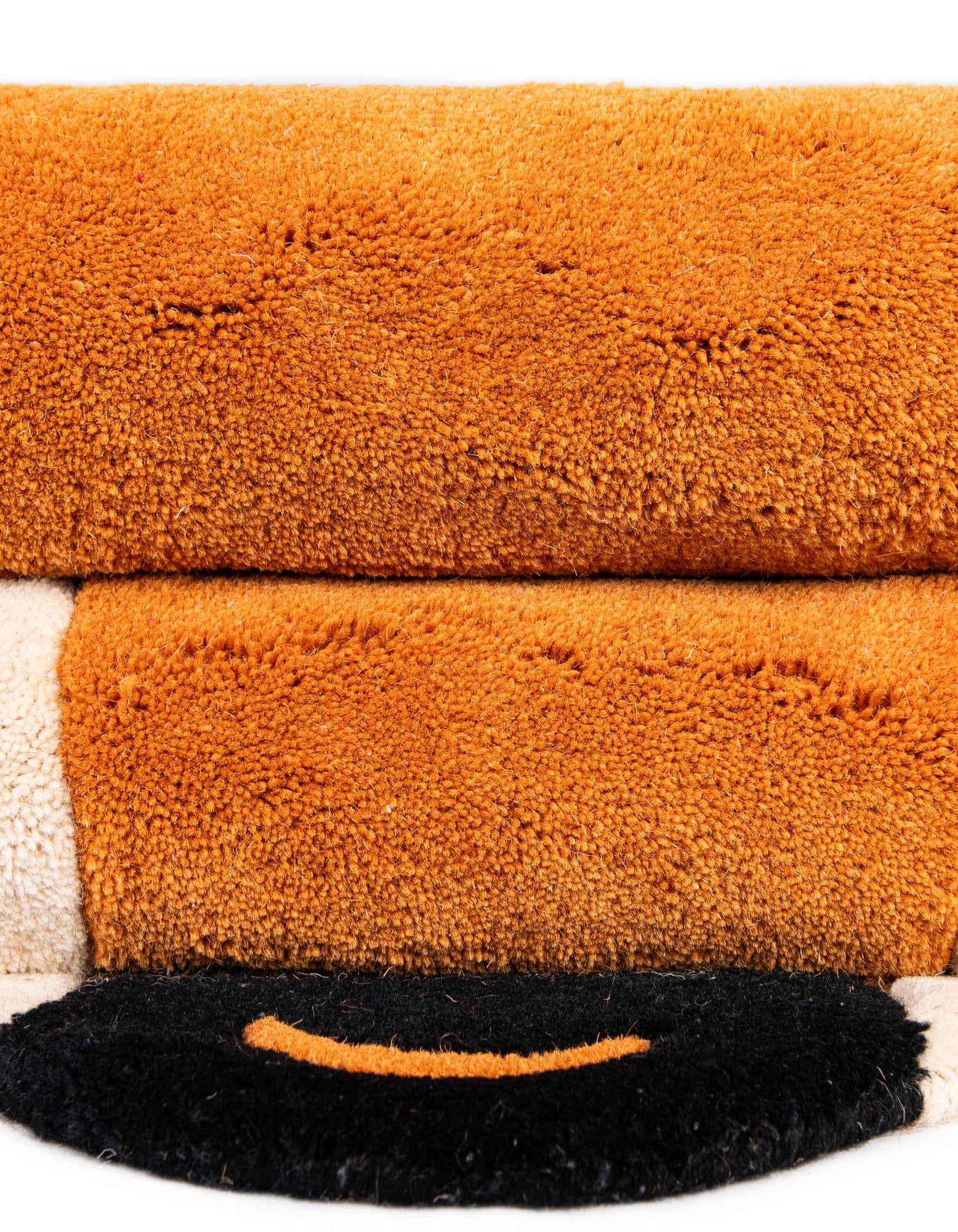 4' 1 x 4' 1 Playtime Kids Wool Freeform Rug