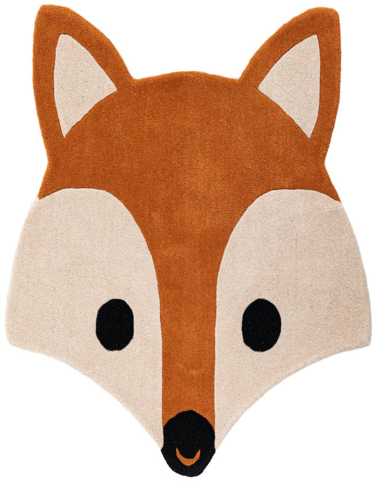 Detail image of 4' 1 x 4' 1 Playtime Kids Wool Freeform Rug