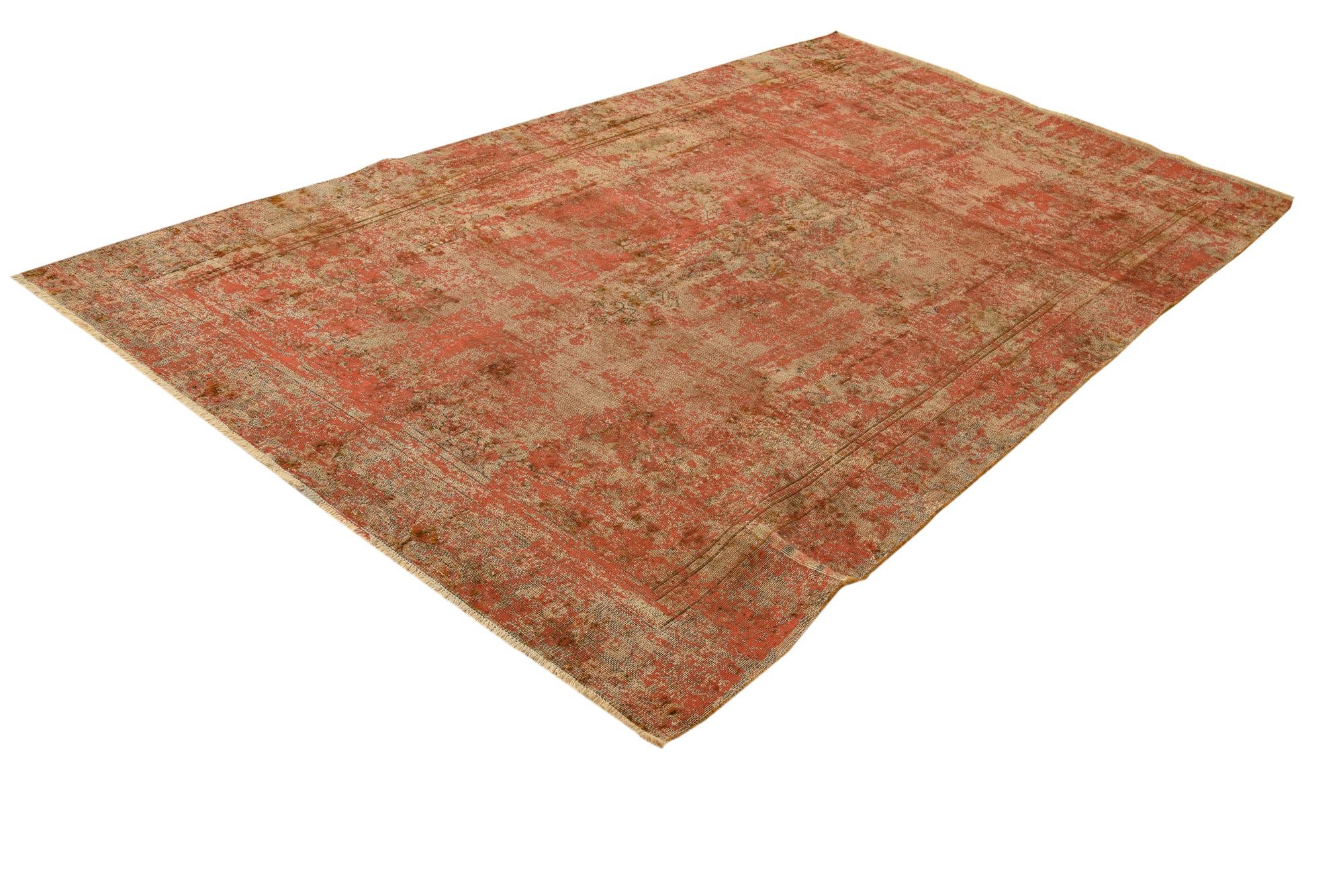 5' 7 x 10' 1 Hand Knotted Ultra Vintage Persian Wool Rug