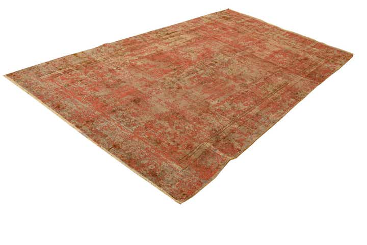 5' 7 x 10' 1 Hand Knotted Ultra Vintage Persian Wool Rug