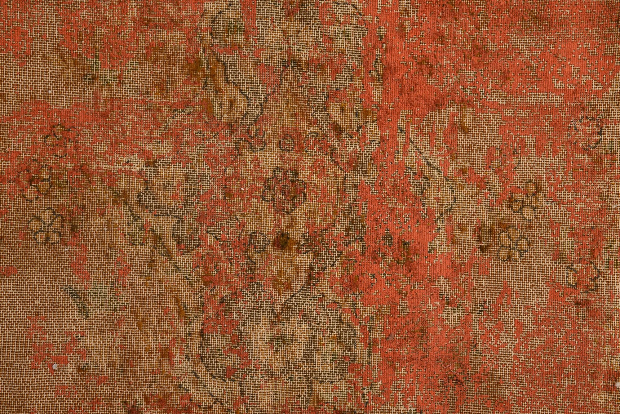 5' 7 x 10' 1 Hand Knotted Ultra Vintage Persian Wool Rug