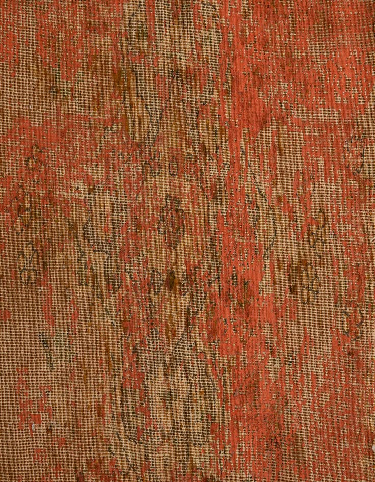 Detail image of 5' 7 x 10' 1  Hand Knotted Ultra Vintage Persian Wool Rug