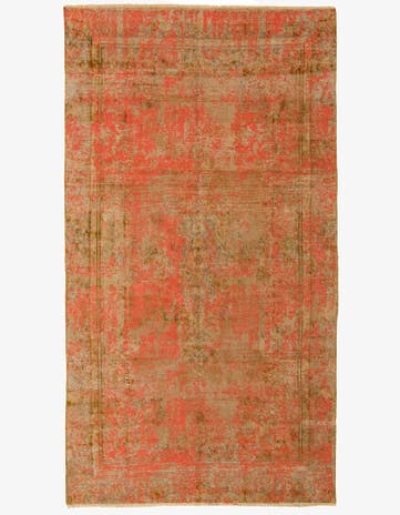 5' 7 x 10' 1 Hand Knotted Ultra Vintage Persian Wool Rug