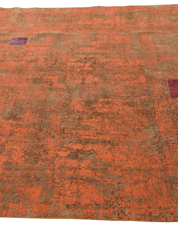 Detail image of 7' 2 x 10' 2  Hand Knotted Ultra Vintage Persian Wool Rug