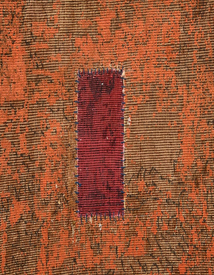 Detail image of 7' 2 x 10' 2  Hand Knotted Ultra Vintage Persian Wool Rug