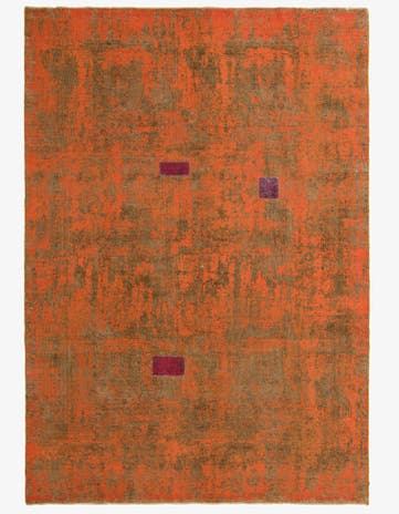 7' 2 x 10' 2 Hand Knotted Ultra Vintage Persian Wool Rug