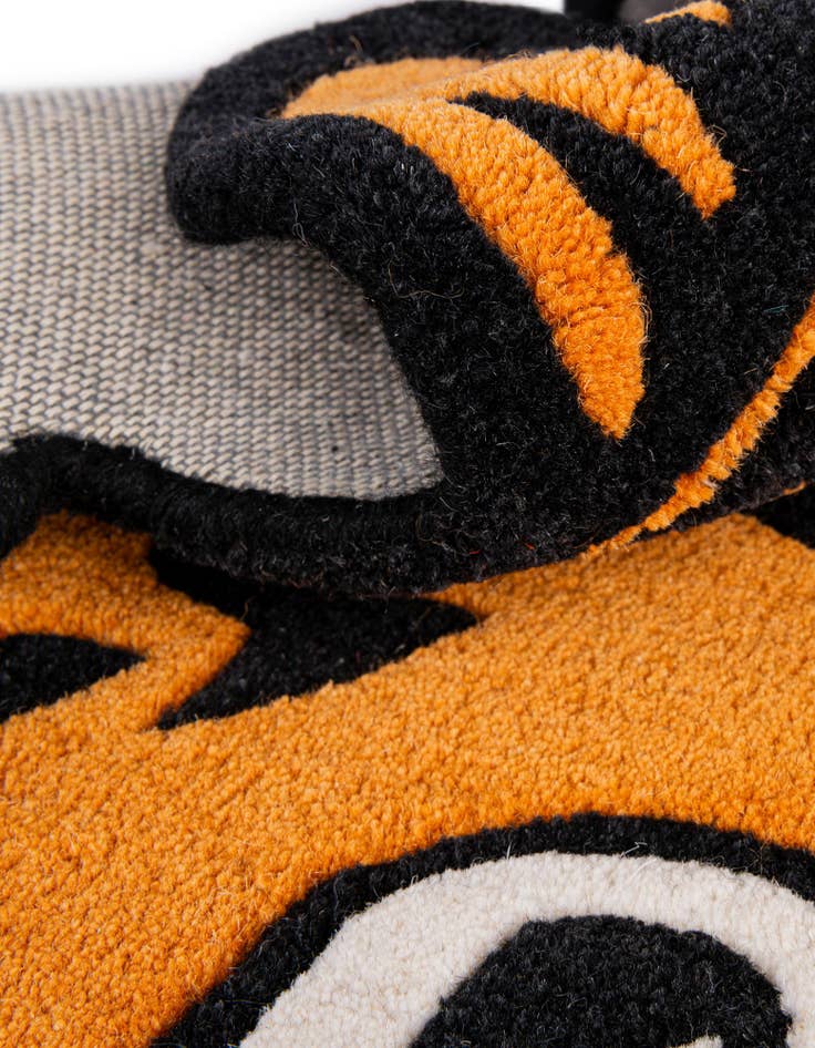 Detail image of 4' 1 x 6' 1 Playtime Kids Wool Freeform Rug