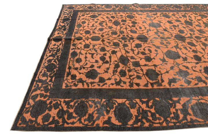 9' 1 x 11' 3 Hand Knotted Ultra Vintage Persian Wool Rug