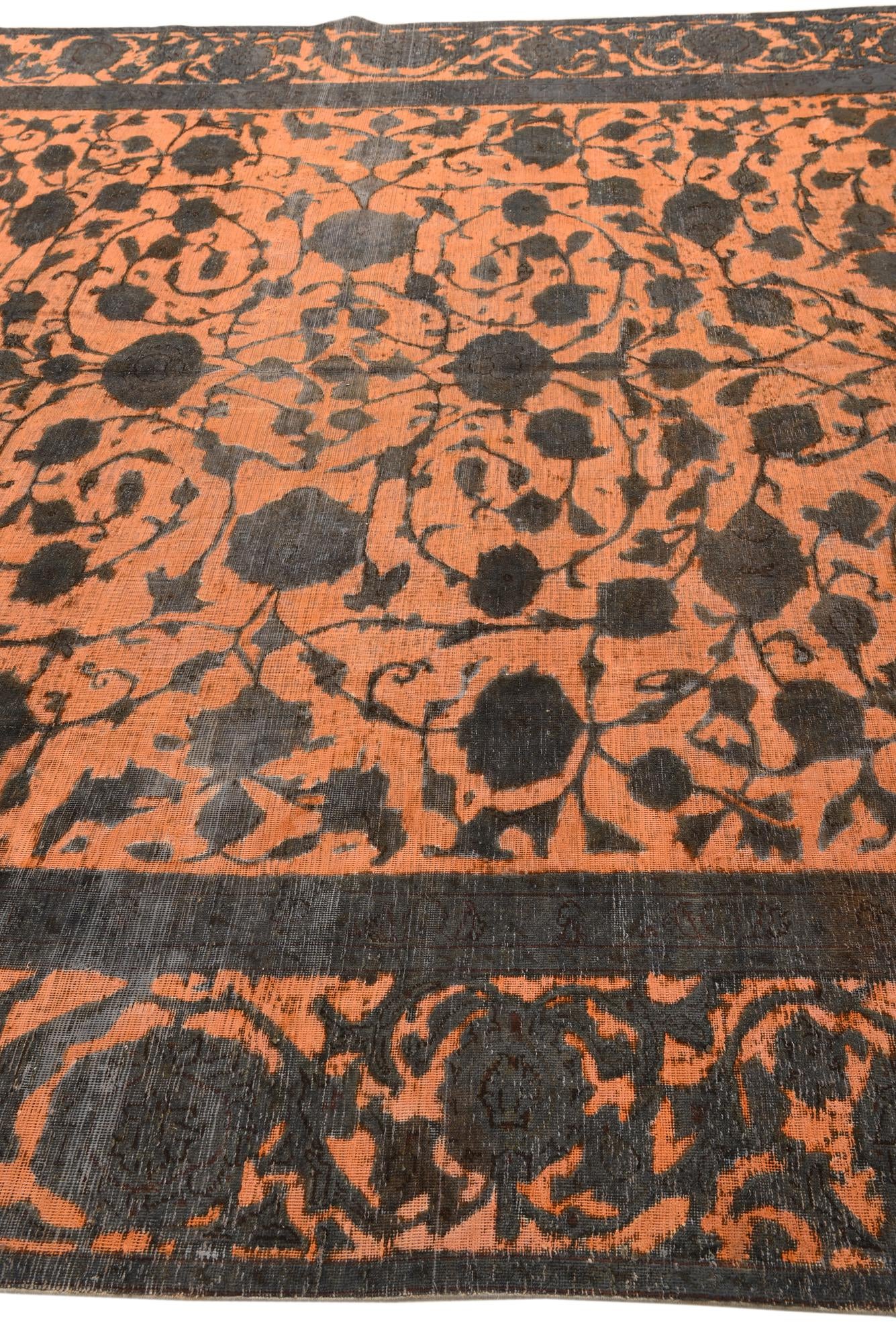 9' 1 x 11' 3 Hand Knotted Ultra Vintage Persian Wool Rug
