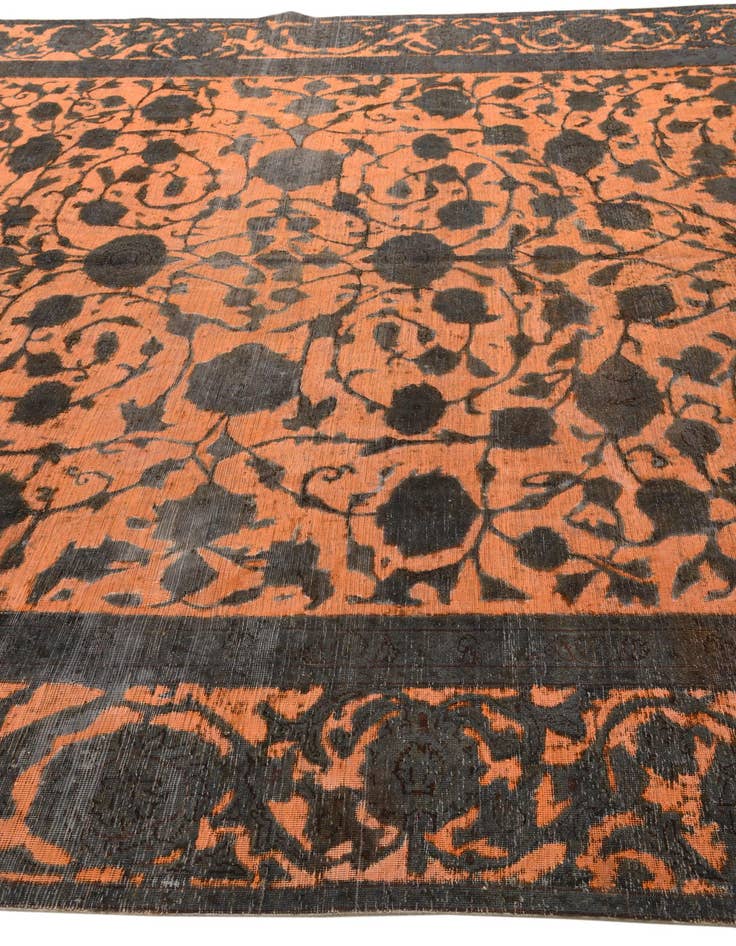 Detail image of 9' 1 x 11' 3  Hand Knotted Ultra Vintage Persian Wool Rug