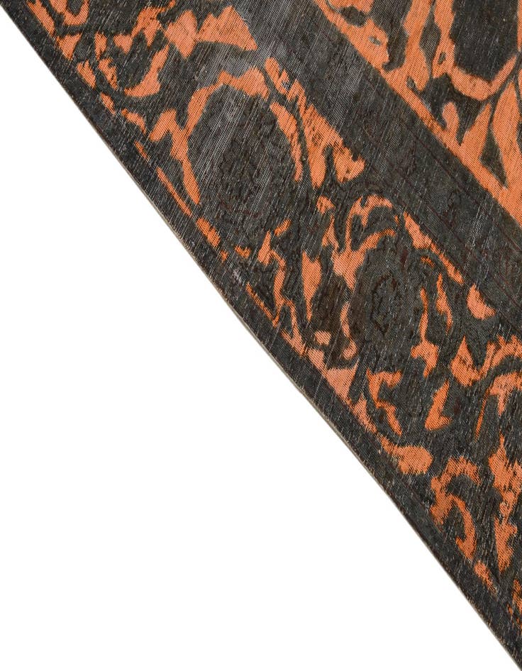 Detail image of 9' 1 x 11' 3  Hand Knotted Ultra Vintage Persian Wool Rug