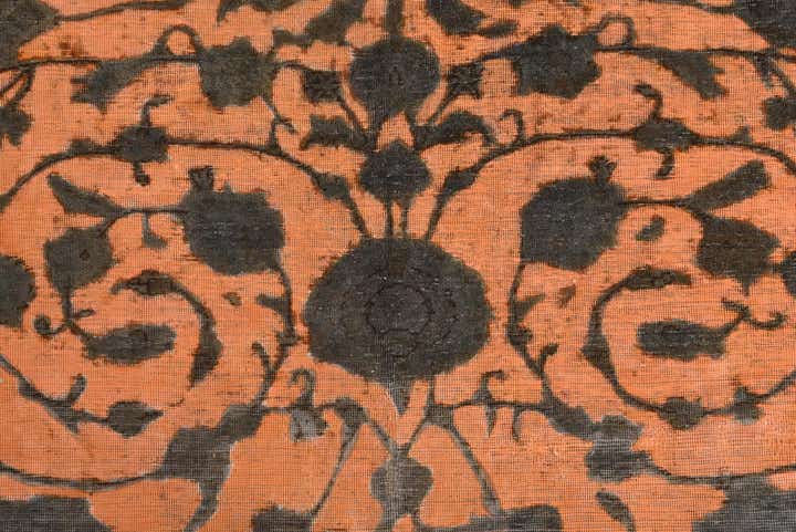 9' 1 x 11' 3 Hand Knotted Ultra Vintage Persian Wool Rug