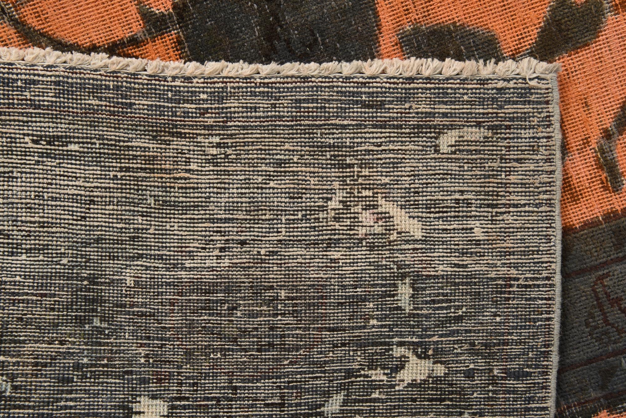 9' 1 x 11' 3 Hand Knotted Ultra Vintage Persian Wool Rug