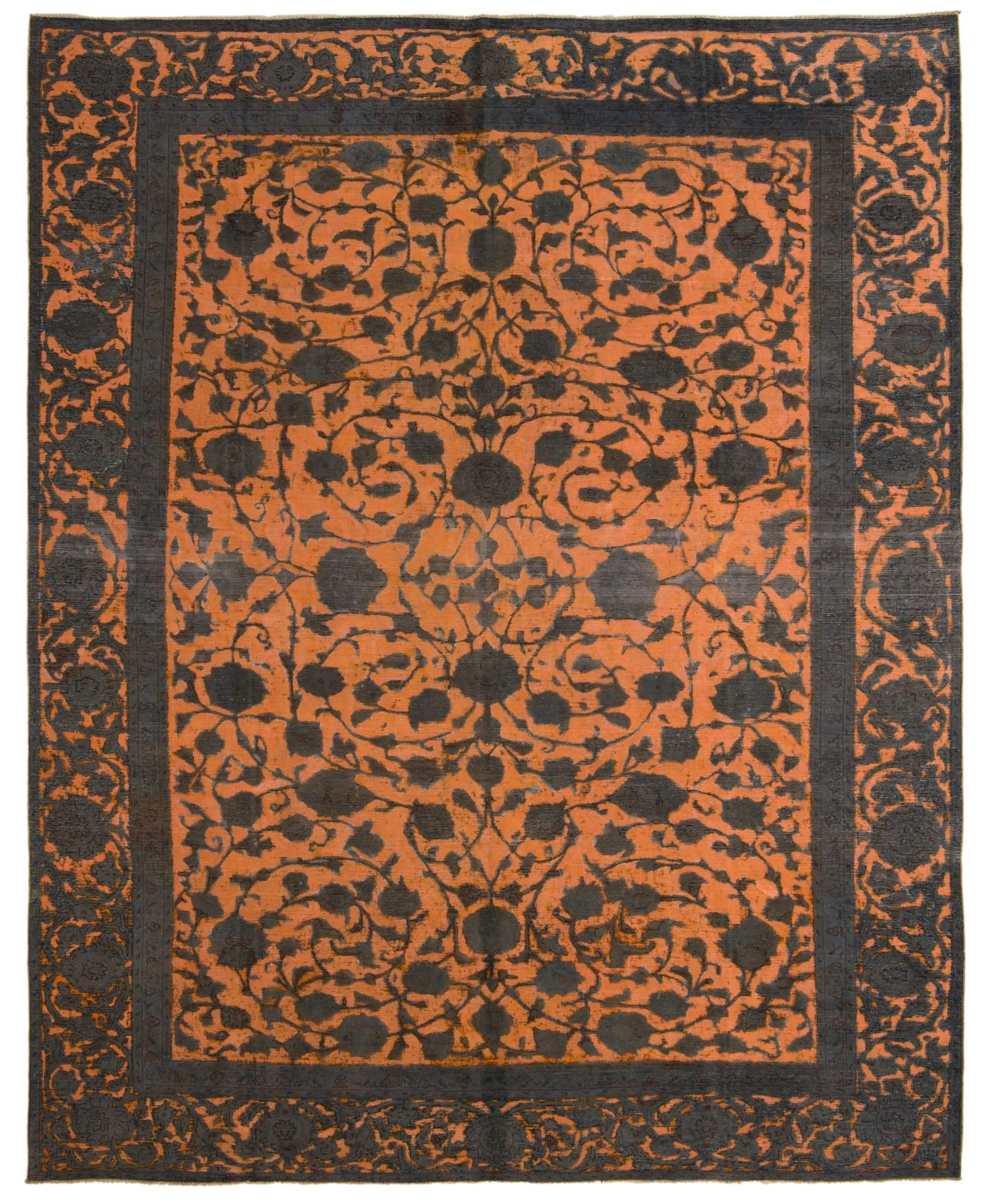 9' 1 x 11' 3 Hand Knotted Ultra Vintage Persian Wool Rug