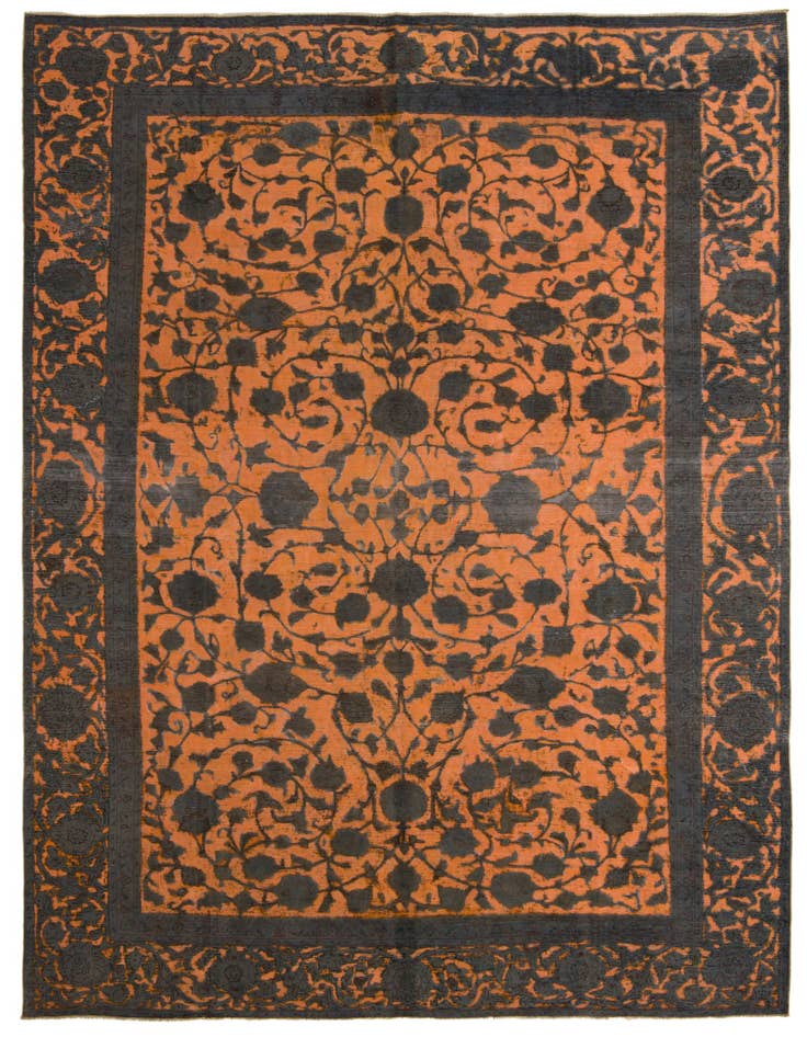 Detail image of 9' 1 x 11' 3 Hand Knotted Ultra Vintage Persian Wool Rug