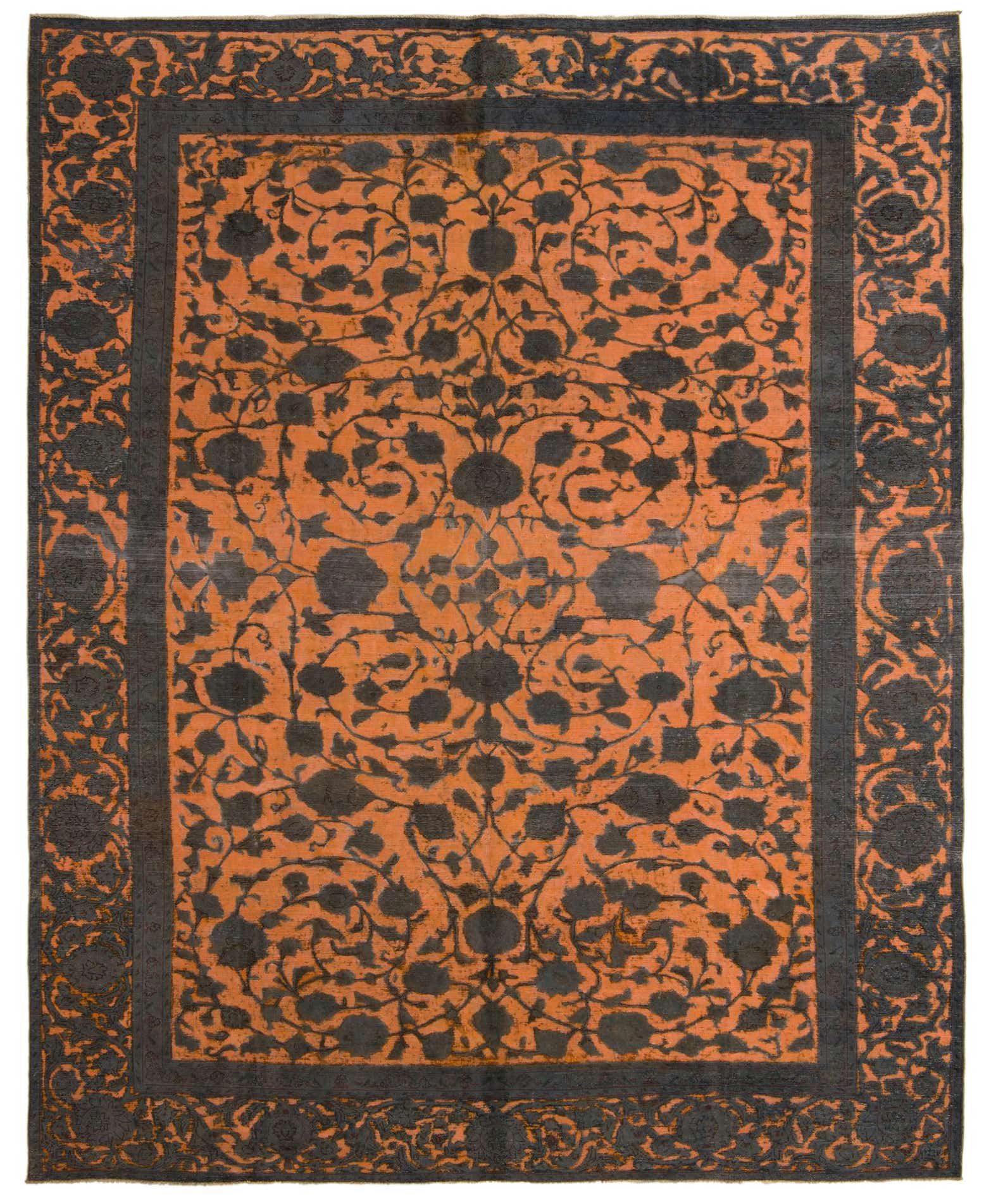9' 1 x 11' 3 Hand Knotted Ultra Vintage Persian Wool Rug