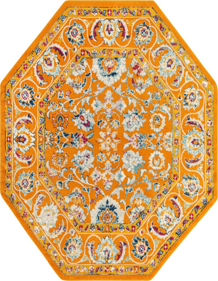 Detail image of 7' x 7' Aurelia Octagon Rug