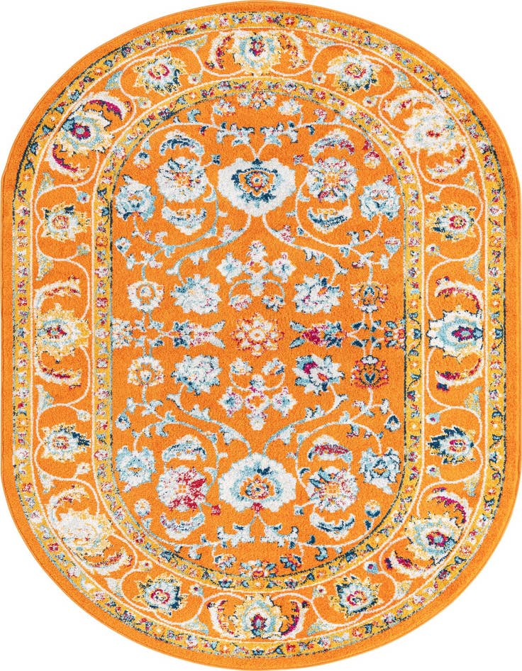 Detail image of 5' x 8' Aurelia Oval Rug