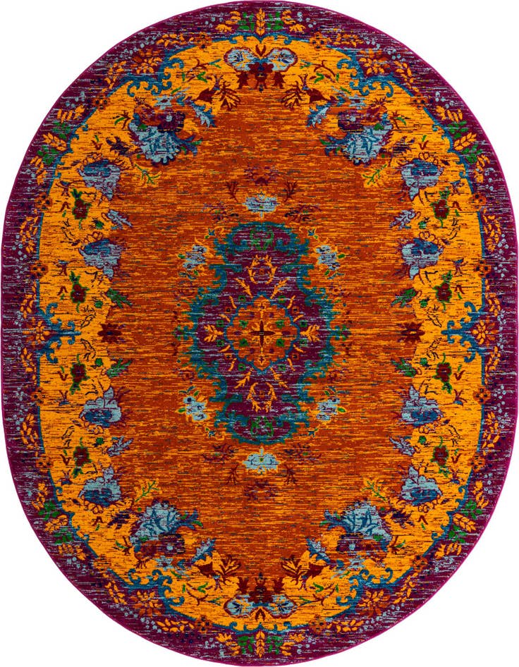 Detail image of 7' 10 x 10' Calypso Oval Rug