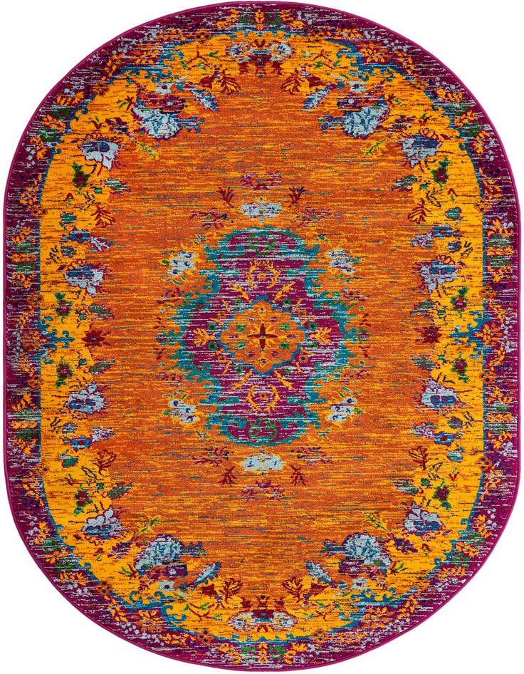 Detail image of 5' 3 x 8' Calypso Oval Rug