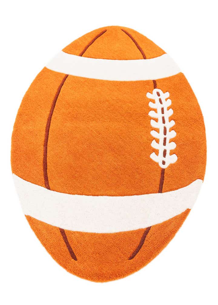 2' 3 x 3' 9 Playtime Kids Wool Oval Rug