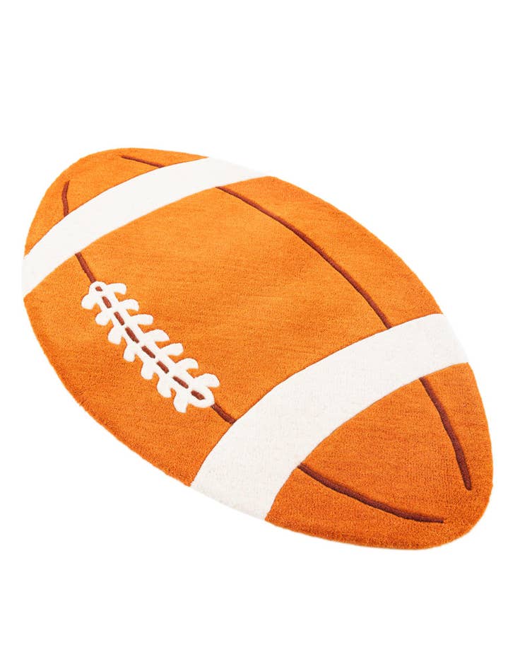 Detail image of 2' 3 x 3' 9 Playtime Kids Wool Oval Rug