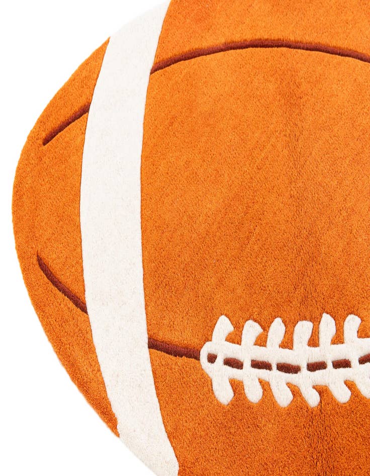 Detail image of 2' 3 x 3' 9 Playtime Kids Wool Oval Rug