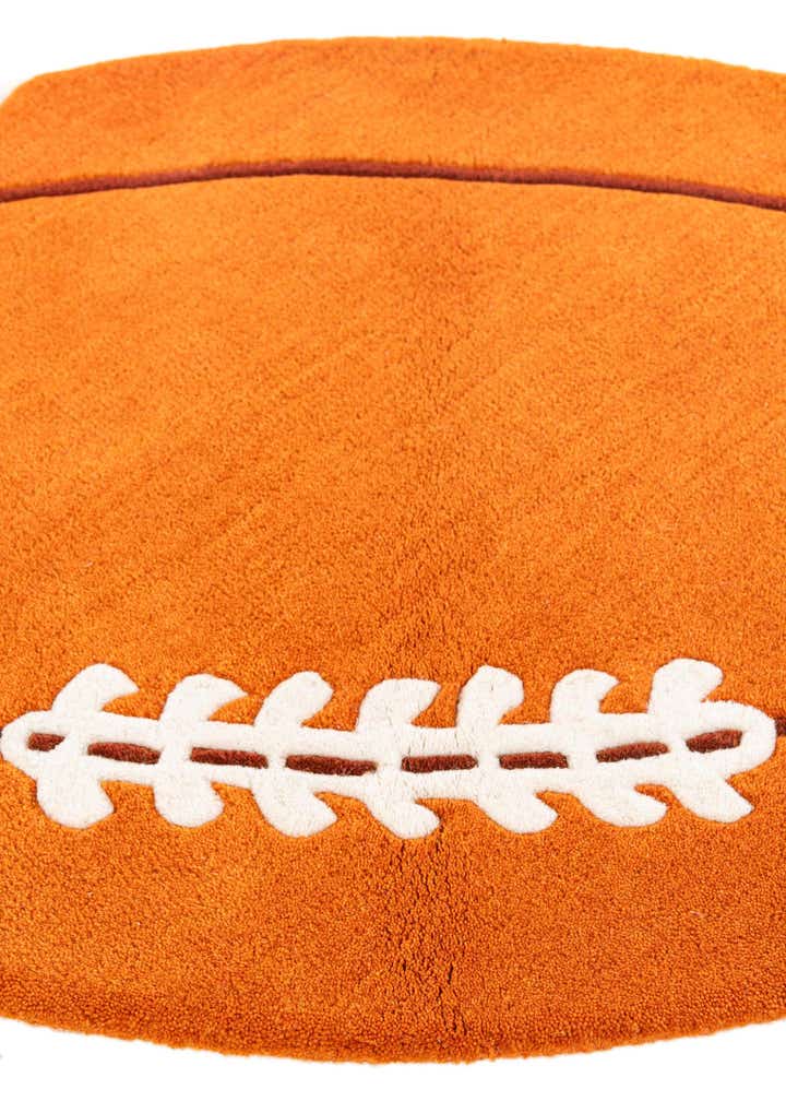2' 3 x 3' 9 Playtime Kids Wool Oval Rug