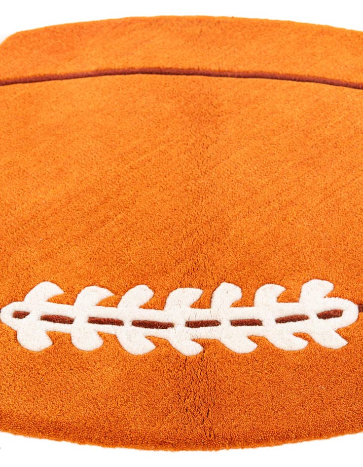 Detail image of 2' 3 x 3' 9 Playtime Kids Wool Oval Rug