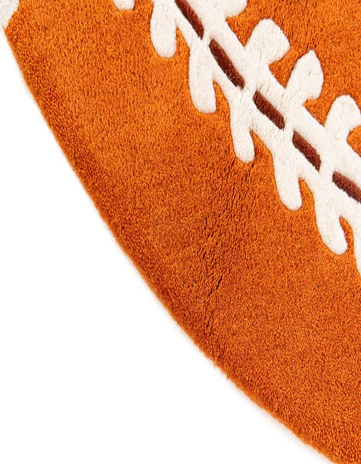 Detail image of 2' 3 x 3' 9 Playtime Kids Wool Oval Rug