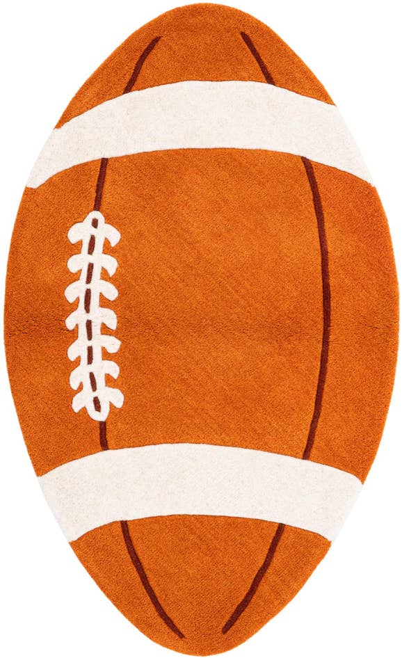 Detail image of 2' 3 x 3' 9 Playtime Kids Wool Oval Rug