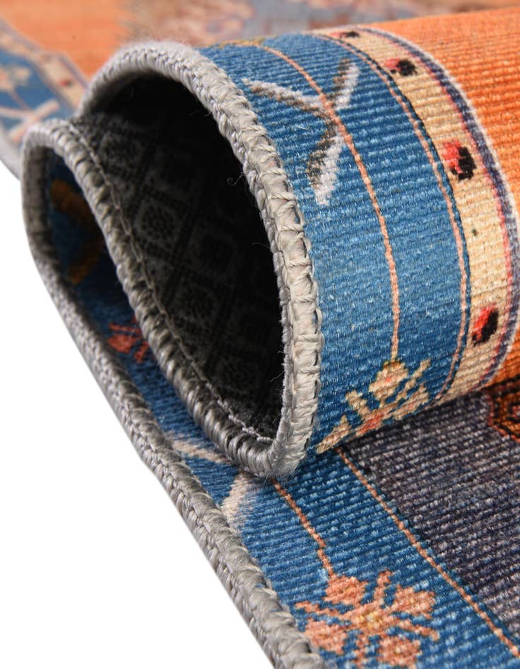 Detail image of 4' x 6' Washable Timeless Oval Rug