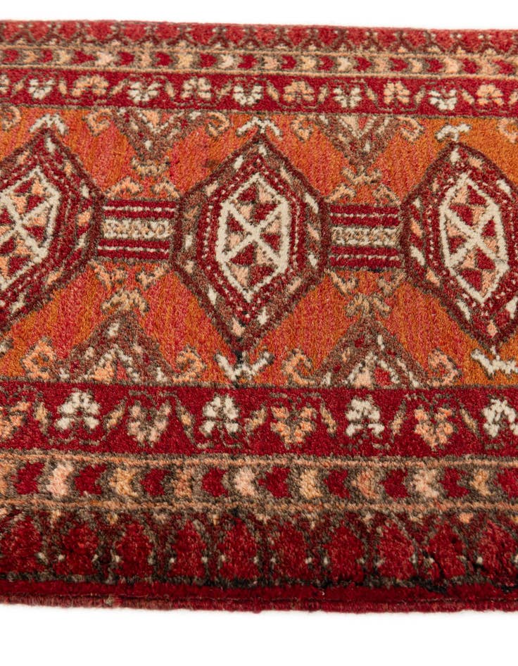 Detail image of 1' 8 x 2' 2  Hand Knotted Afghan Ersari Wool Rug