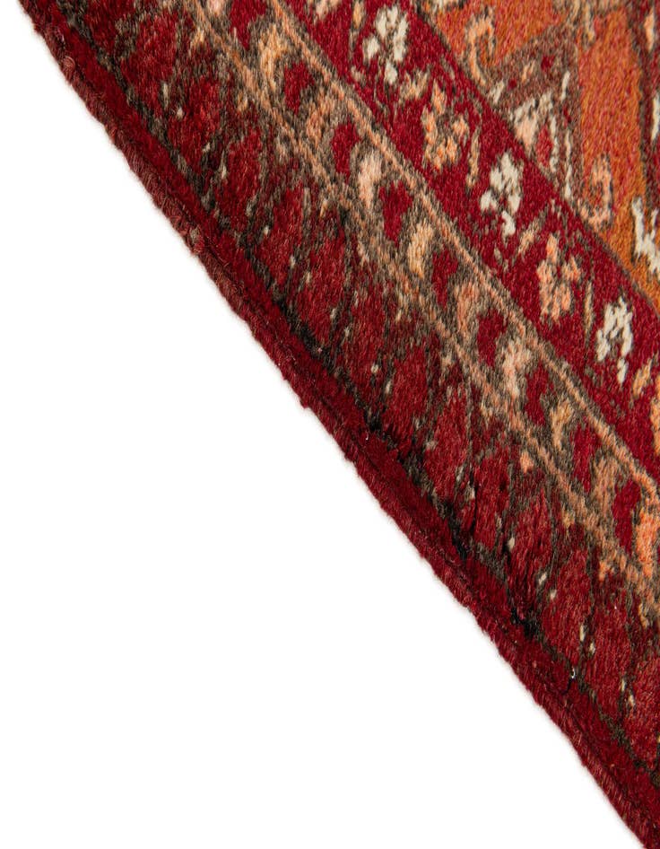 Detail image of 1' 8 x 2' 2  Hand Knotted Afghan Ersari Wool Rug