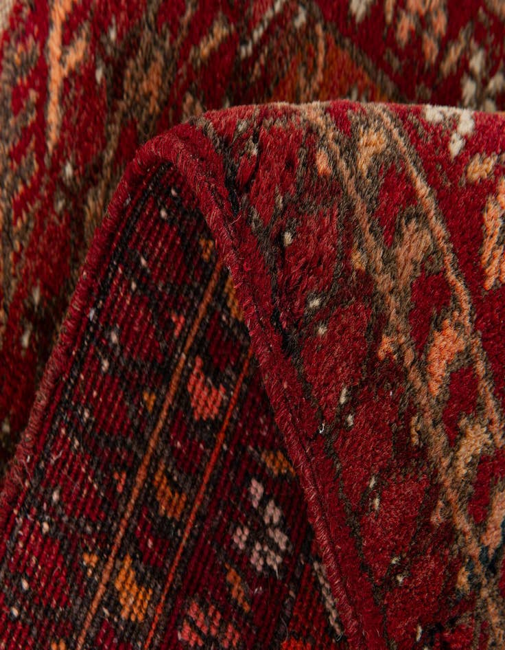 Detail image of 1' 8 x 2' 2  Hand Knotted Afghan Ersari Wool Rug