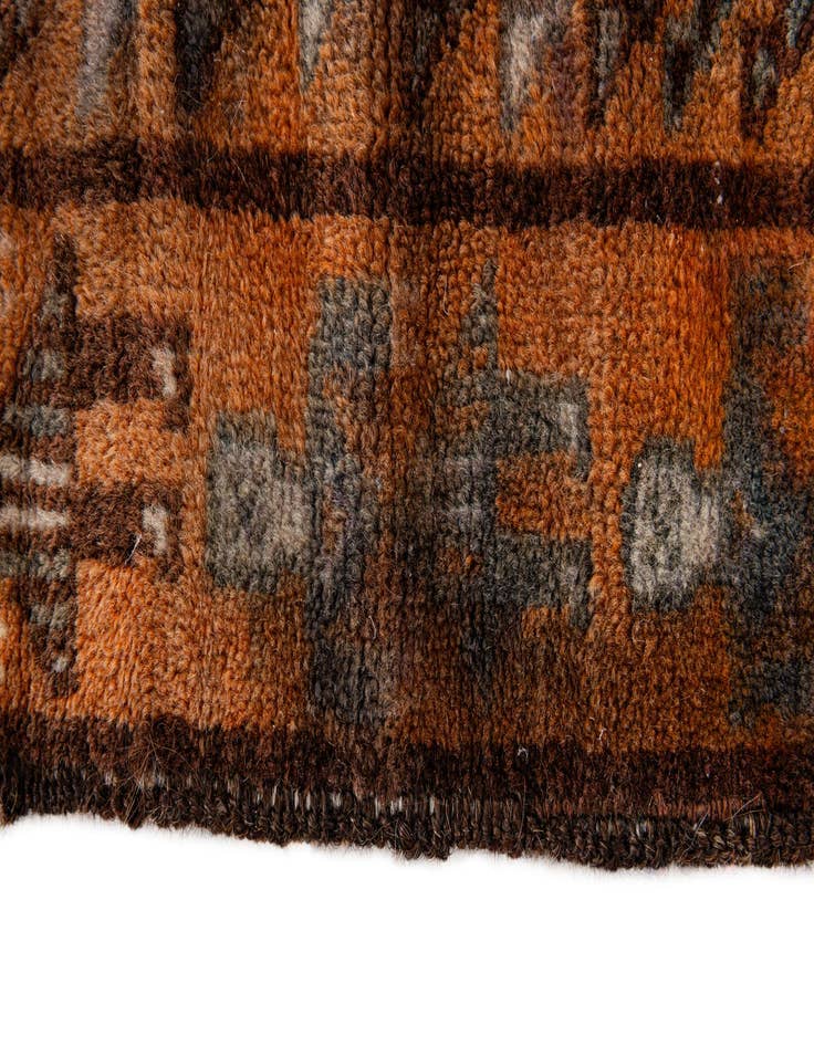 Detail image of 3' 9 x 6' 9  Hand Knotted Afghan Ersari Wool Rug