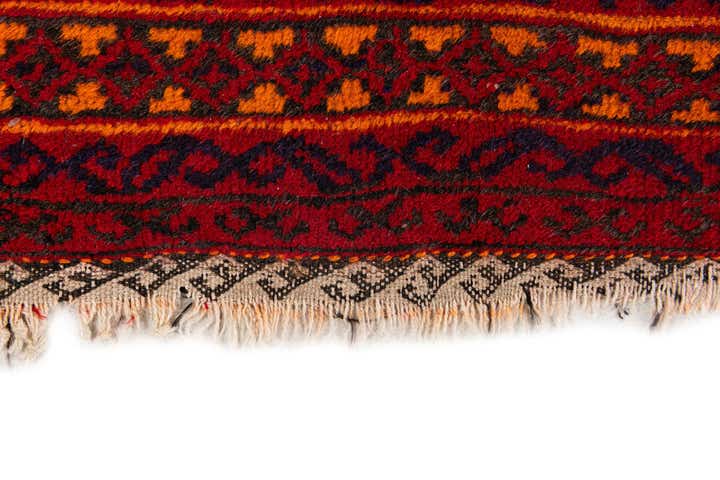 3' x 5' 1 Hand Knotted Afghan Ersari Wool Rug