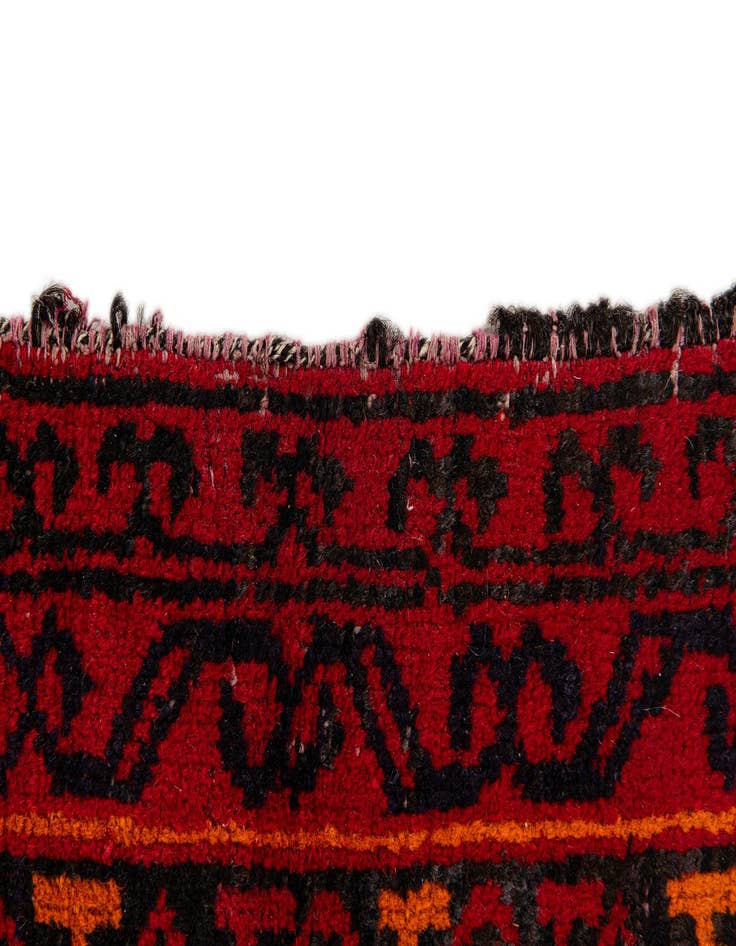 Detail image of 3' x 5' 1  Hand Knotted Afghan Ersari Wool Rug