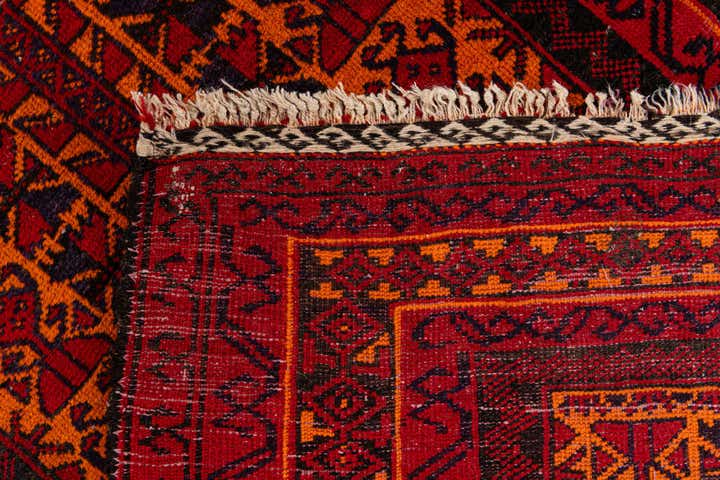 3' x 5' 1 Hand Knotted Afghan Ersari Wool Rug