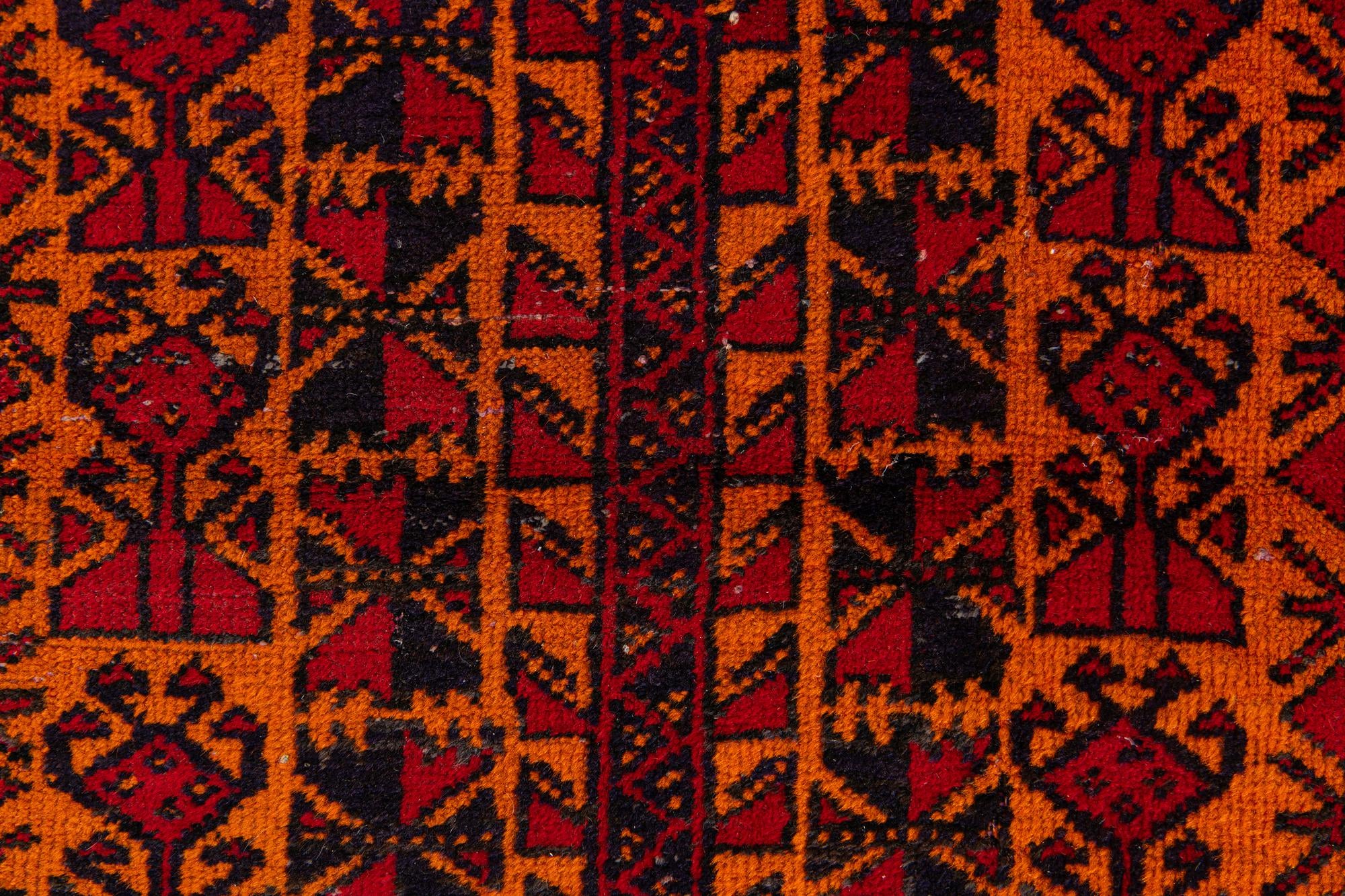 3' x 5' 1 Hand Knotted Afghan Ersari Wool Rug