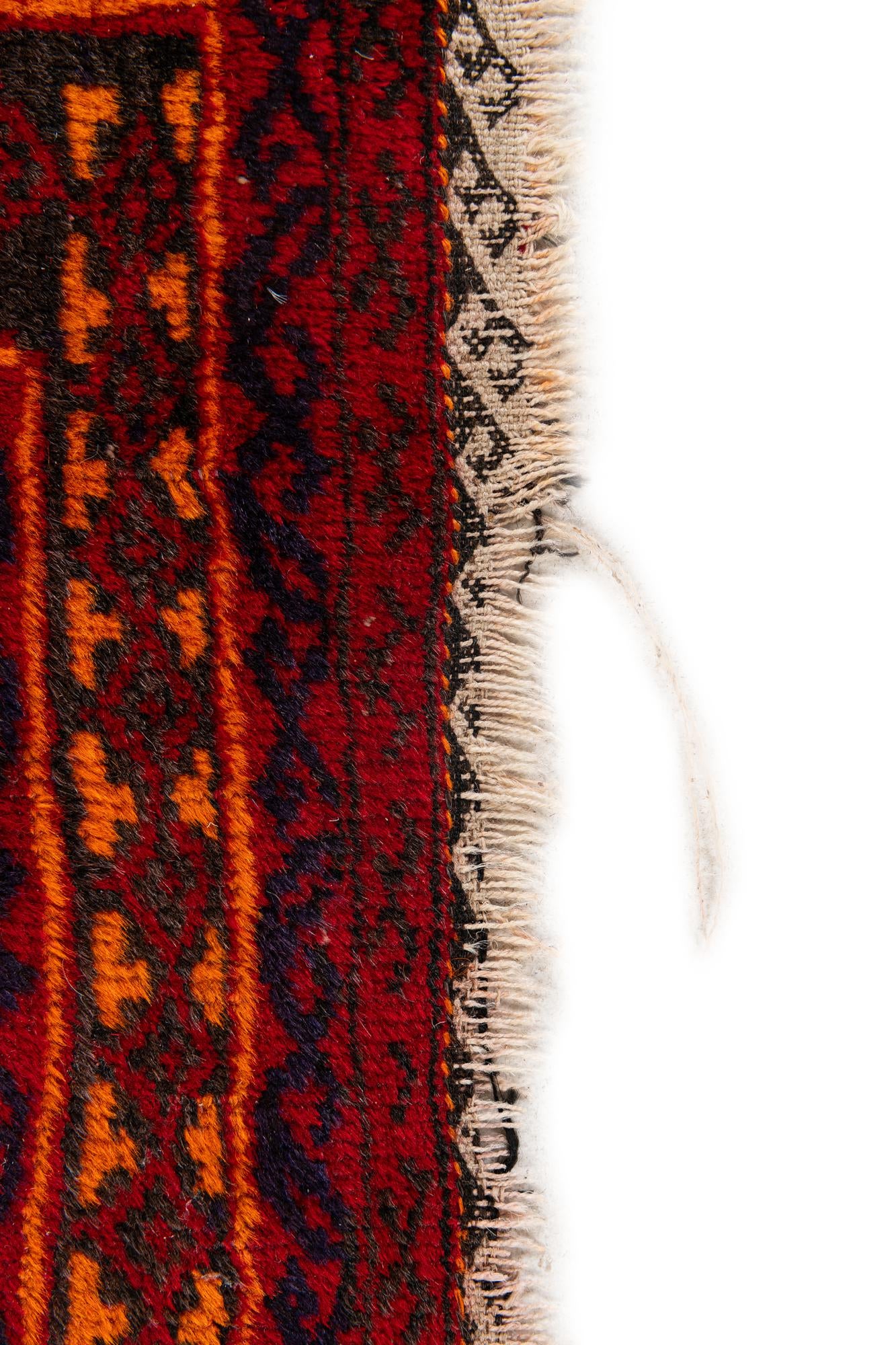 3' x 5' 1 Hand Knotted Afghan Ersari Wool Rug